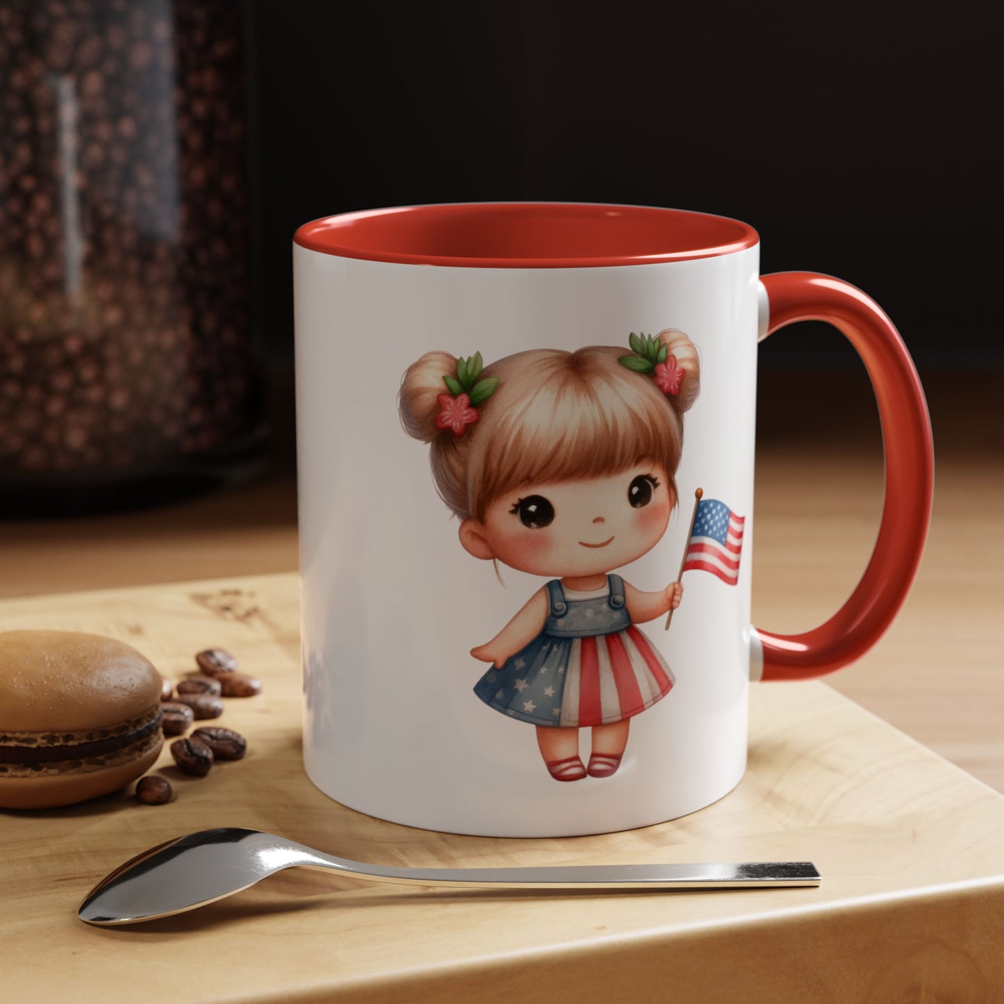 4th of July - American Girl Flag