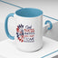 4th of July Mug - God Bless America Sunflower