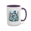 Christmas Mug - Blue Snowman Family