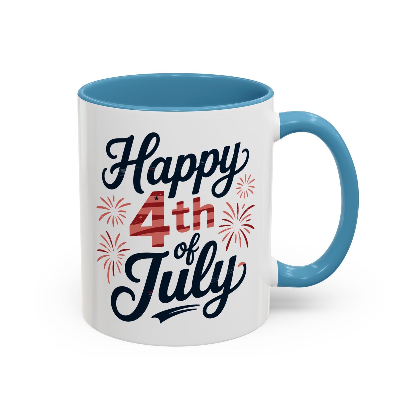 4th of July Mug - Happy 4th of July Fireworks