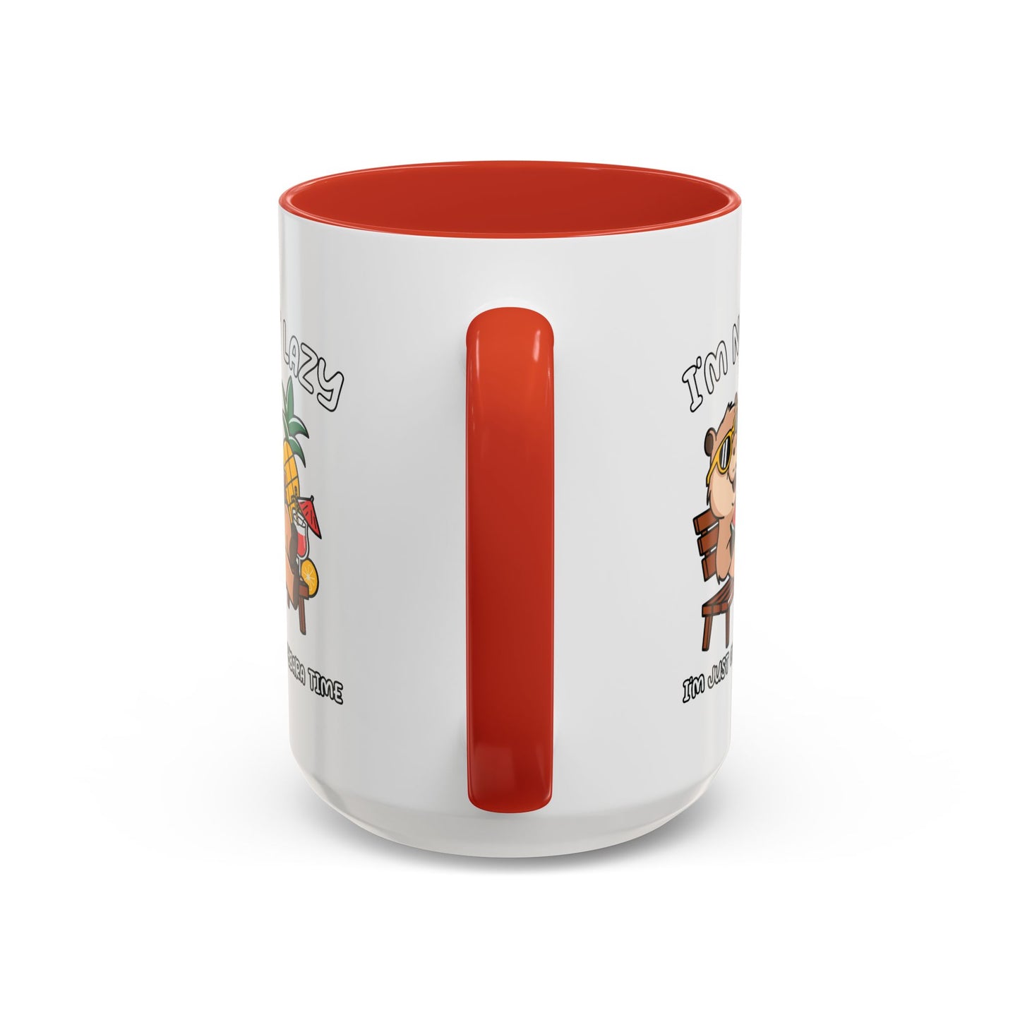 Humor Mug - I'm Not Lazy Capybara