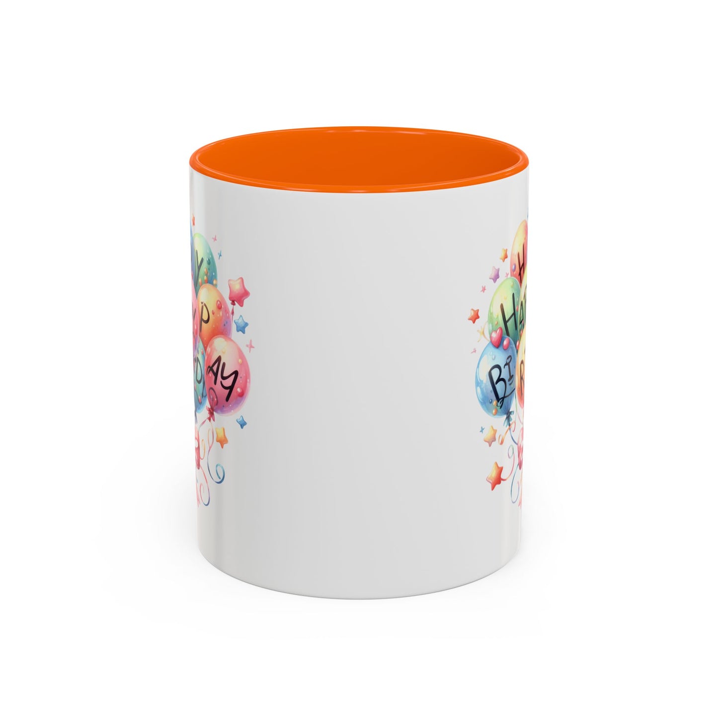 Birthday Mug - Happy Birthday Balloons