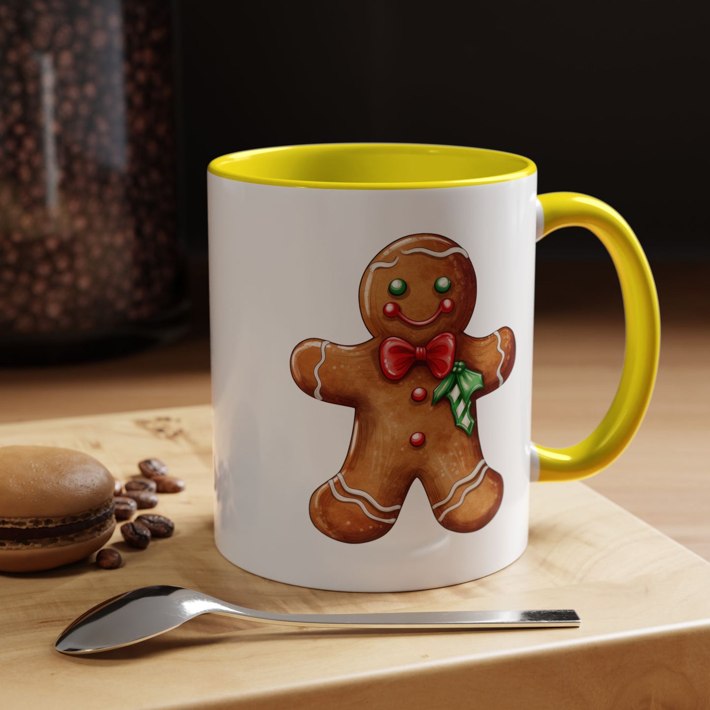 Christmas Mug - Smiling Gingerbread Man 2
