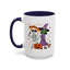Halloween Mug - Skeleton & Witch