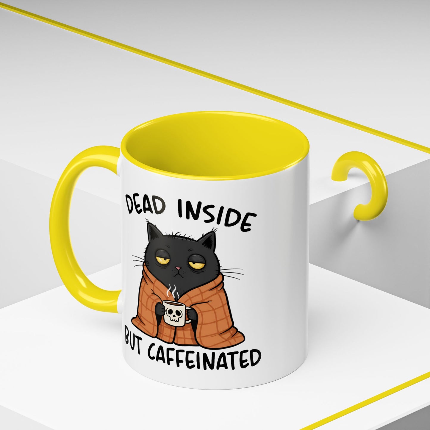 Animal Mug - Dead Inside But Caffeinated