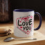 Valentine's Day Mug - Love You Heart Arrows