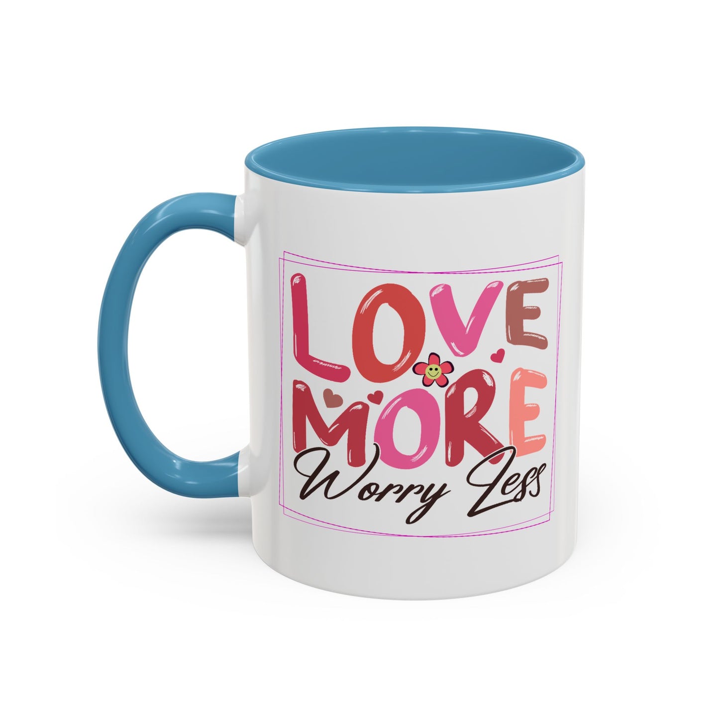 Wellness Mug - Love More Worry Less Frame