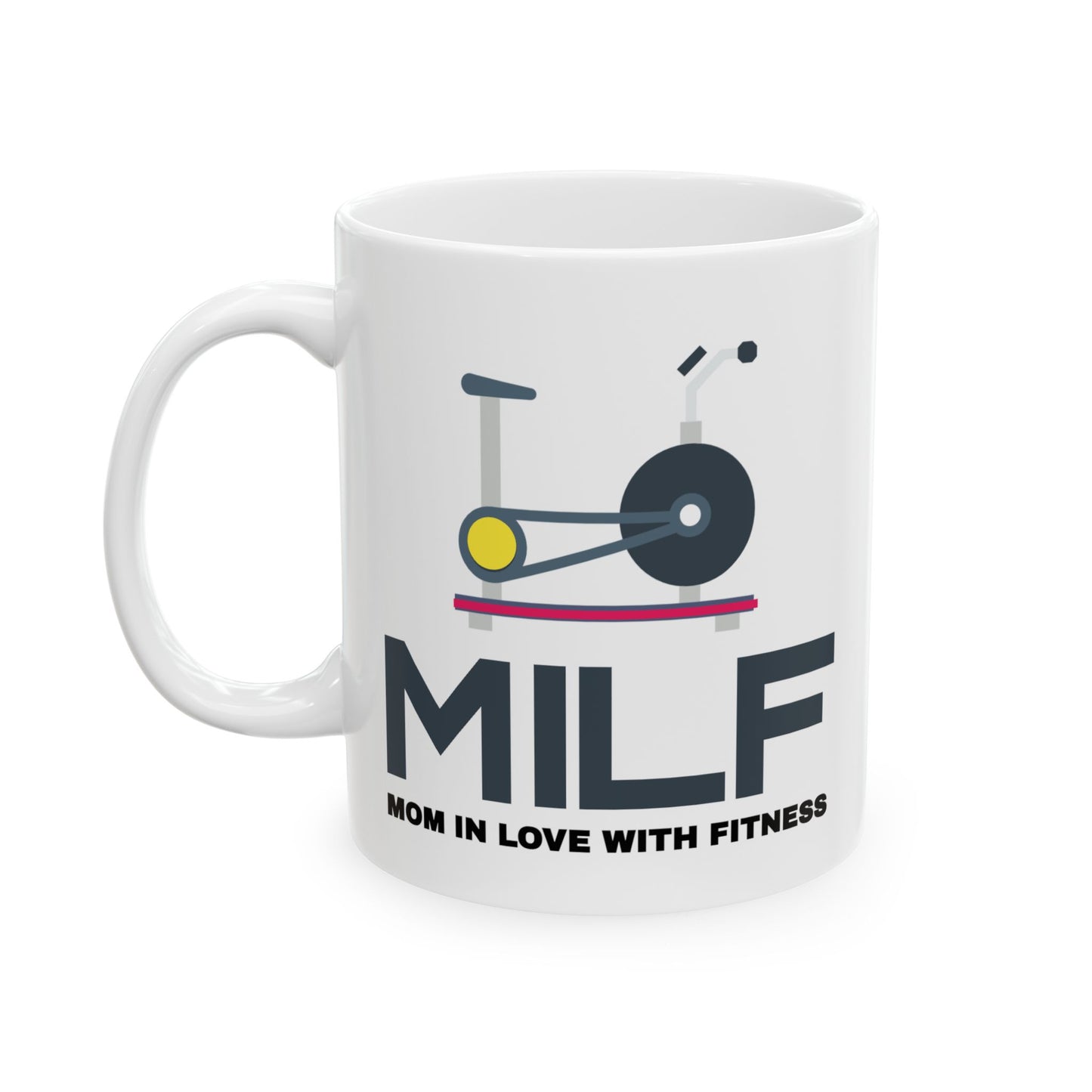 Adult Mug - Mom in Love with Fitness