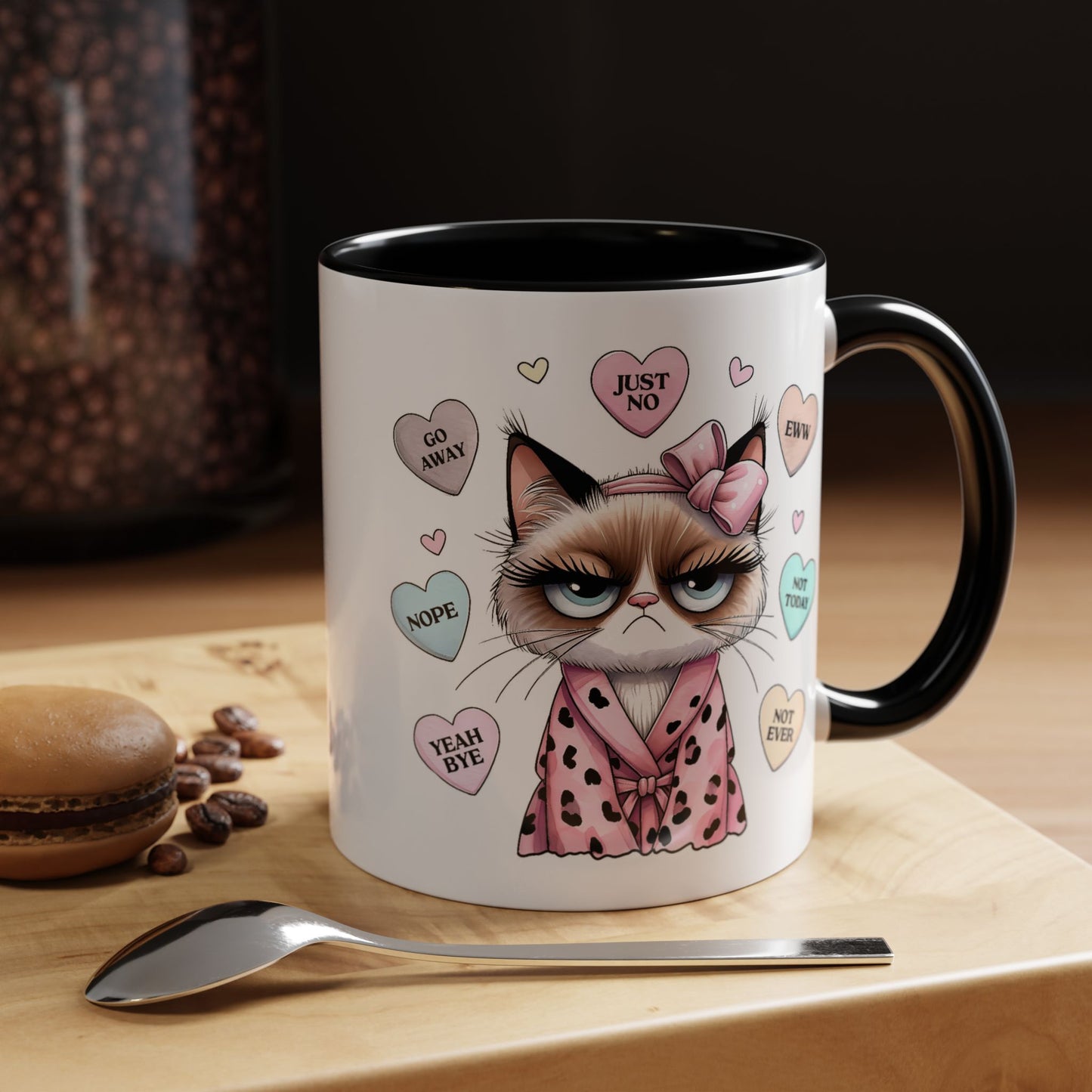 Animal Mug - Conversation Hearts