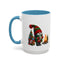 Christmas Mug - Gnome Presents and Fire