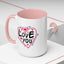 Valentine's Day Mug - Love You Heart Arrows