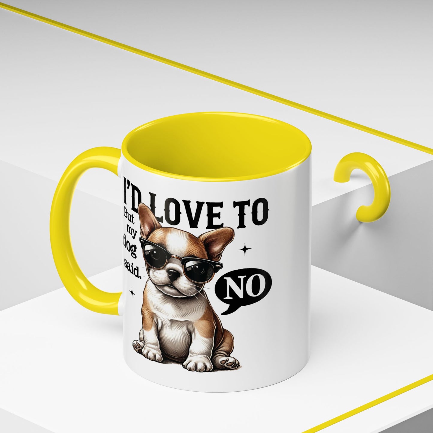 Animal Mug - I'd Love To But My Dog Said No