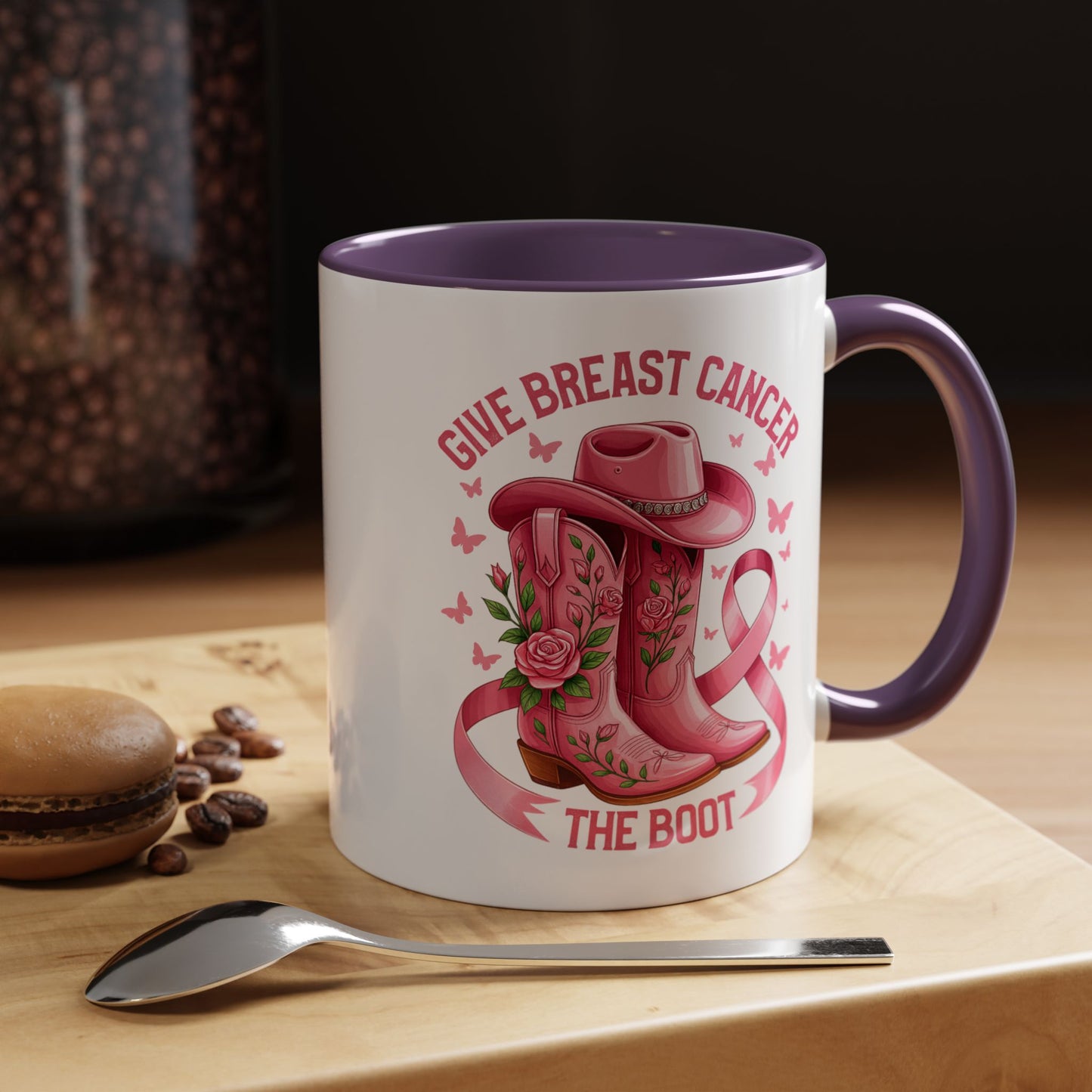 Support Mug - Give Cancer The Boot