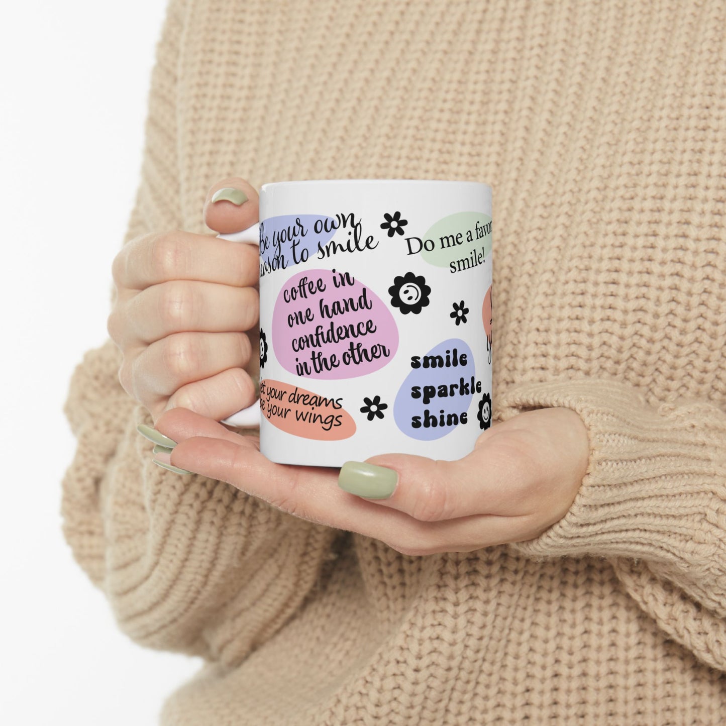 Motivation Mug - Be Your Own Reason to Smile