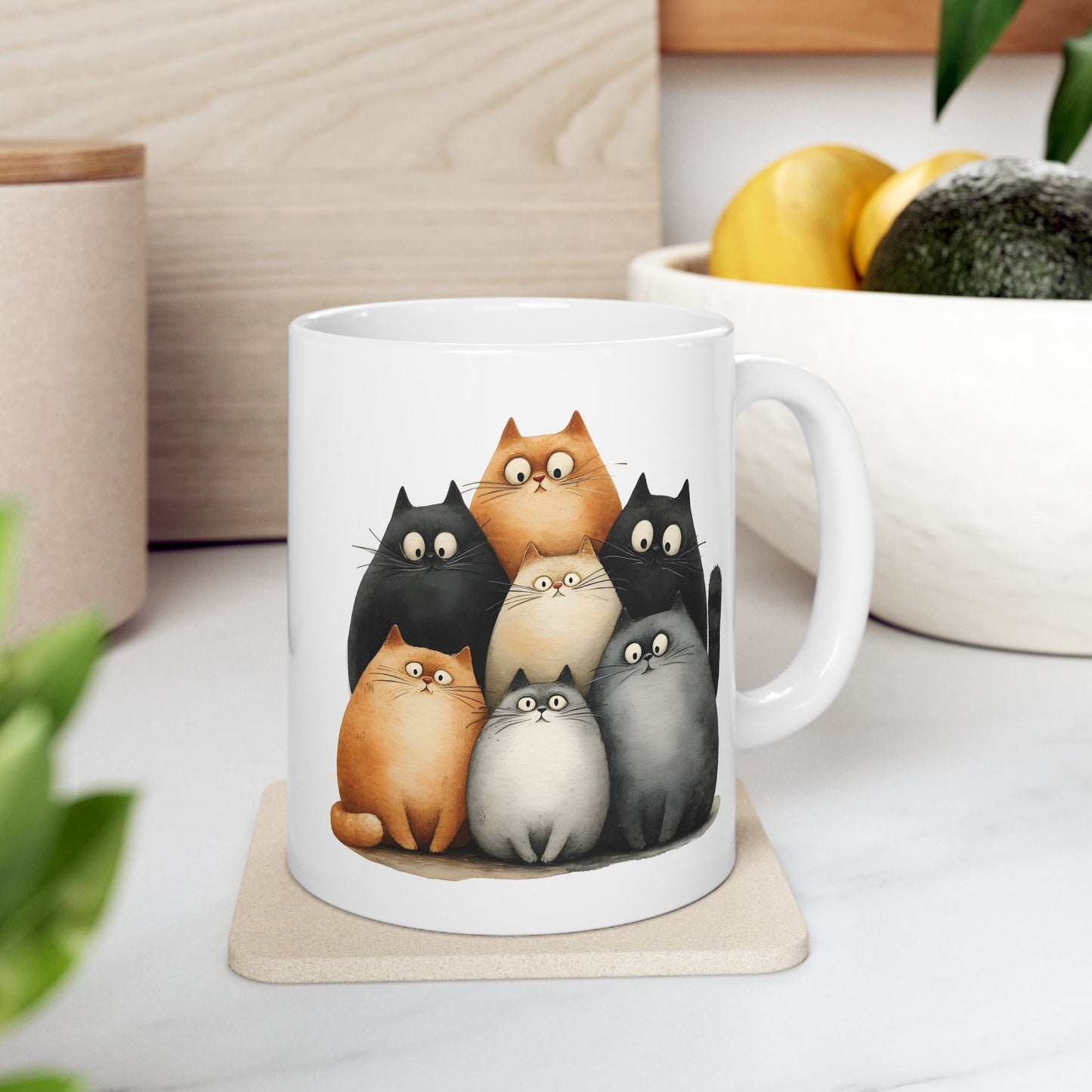 Animal Mug - Watercolor Cats