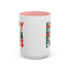 Christmas Mug - Happy Holidays Green Red & Blue Decorative Text
