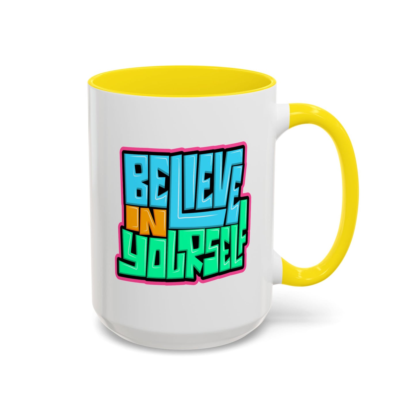 Motivation Mug - Believe In Yourself Graffiti
