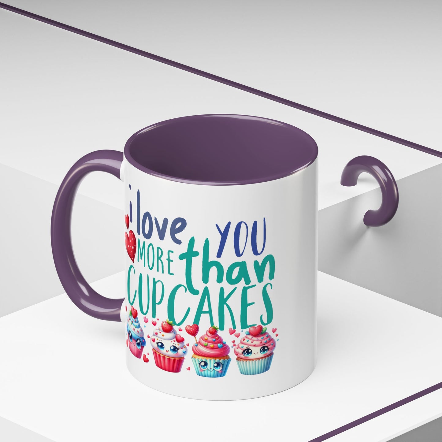 Anniversary Mug - I Love You More Than Cupcakes