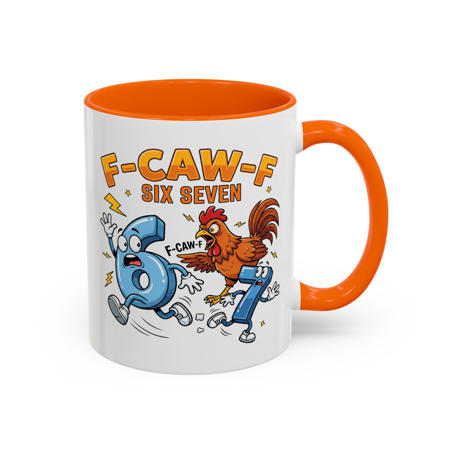 Humor Mug - F-CAW-F Six Seven