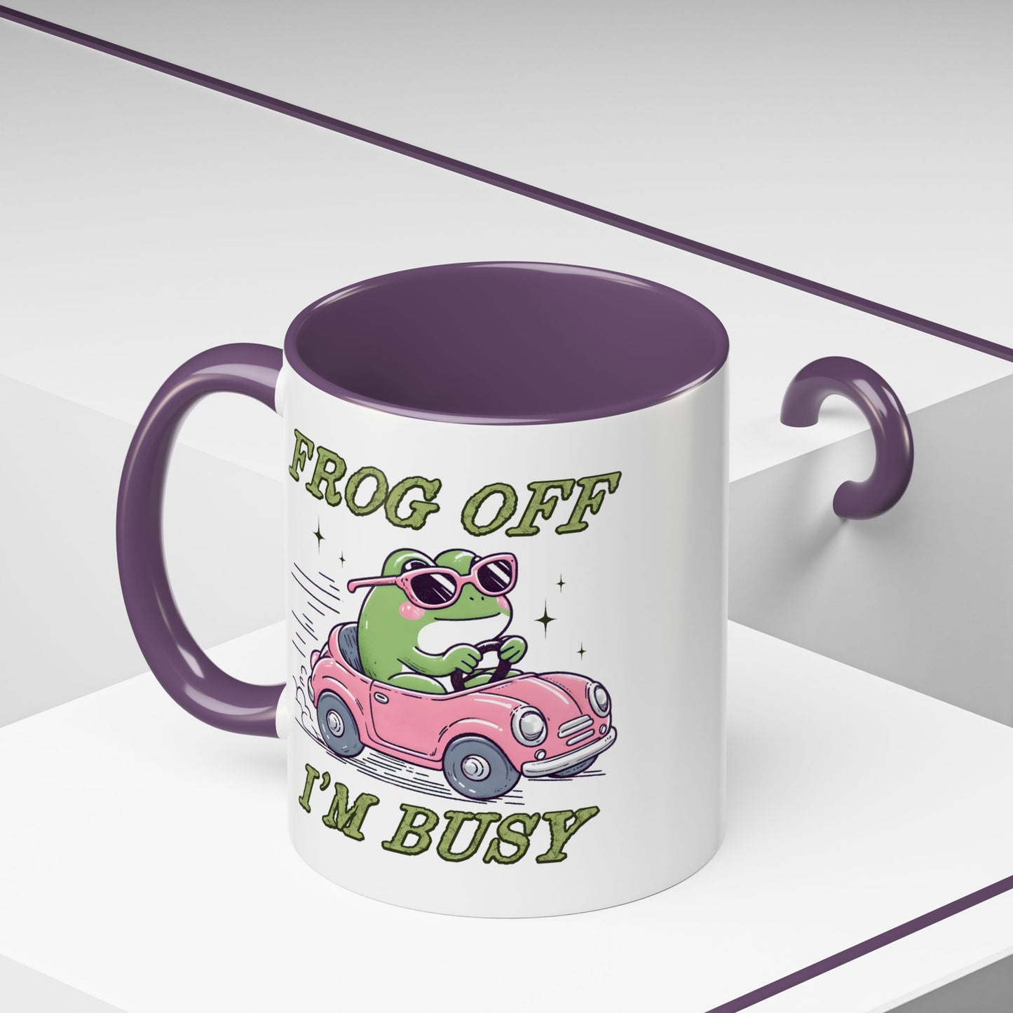 Humor Mug - Frog Off I'm Busy