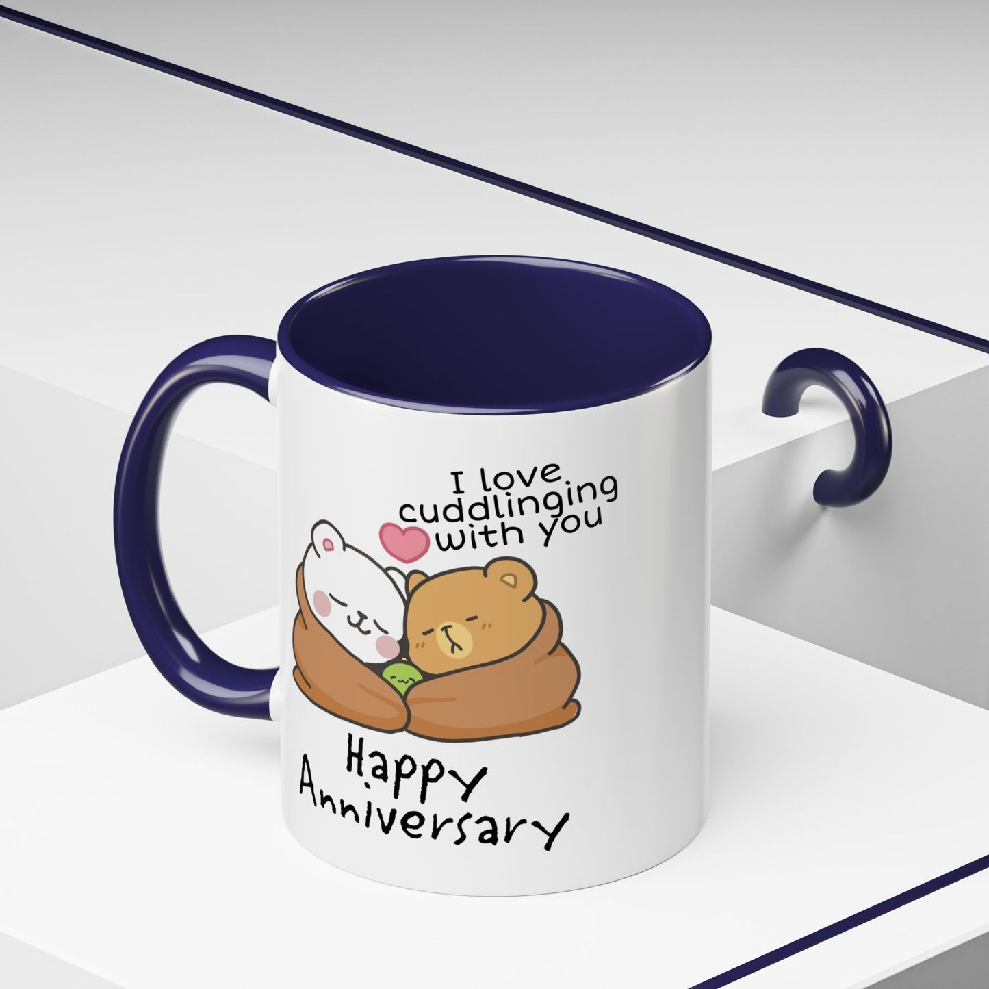 Anniversary Mug - I Love Cuddling With You