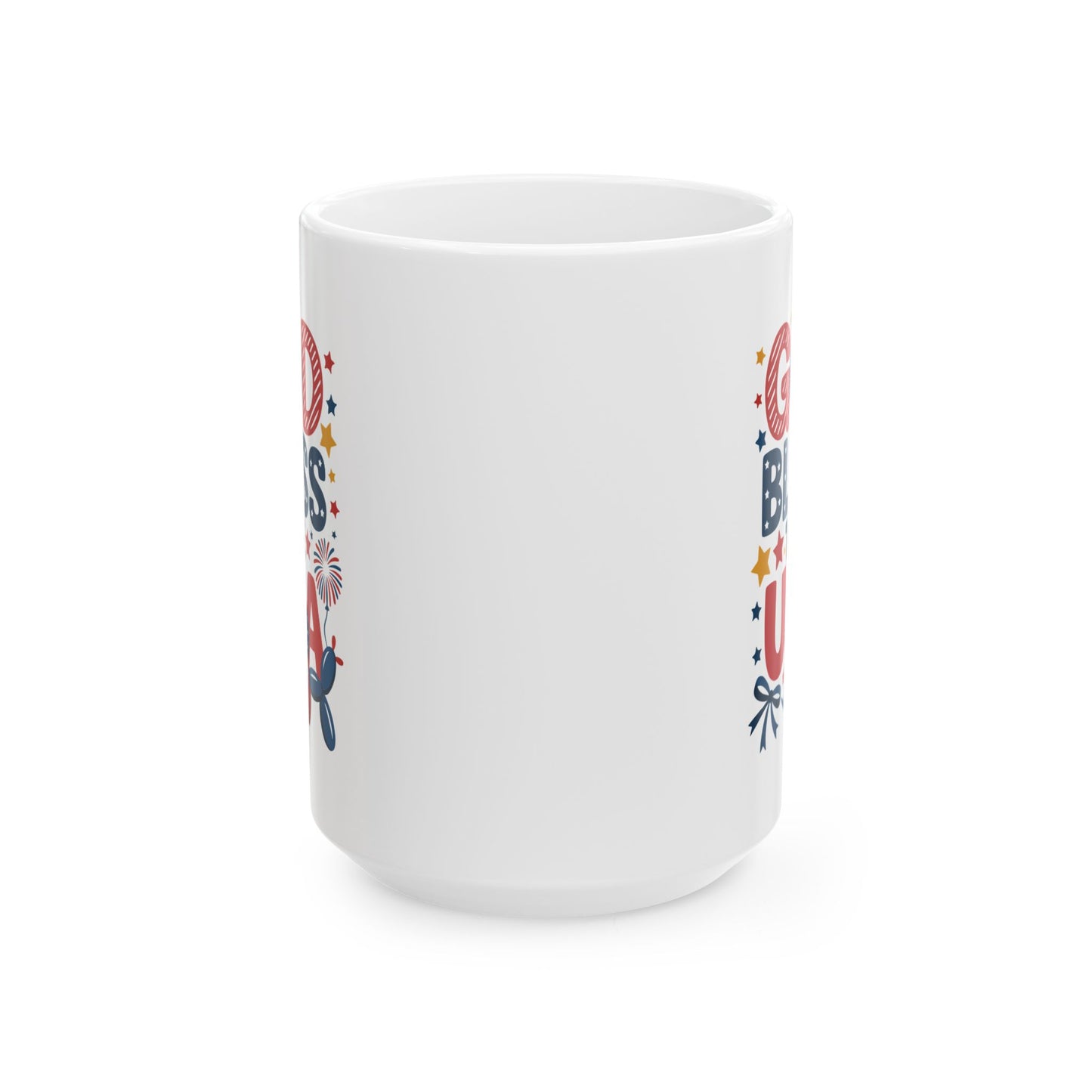 Religious Mug - God Bless The USA Sign