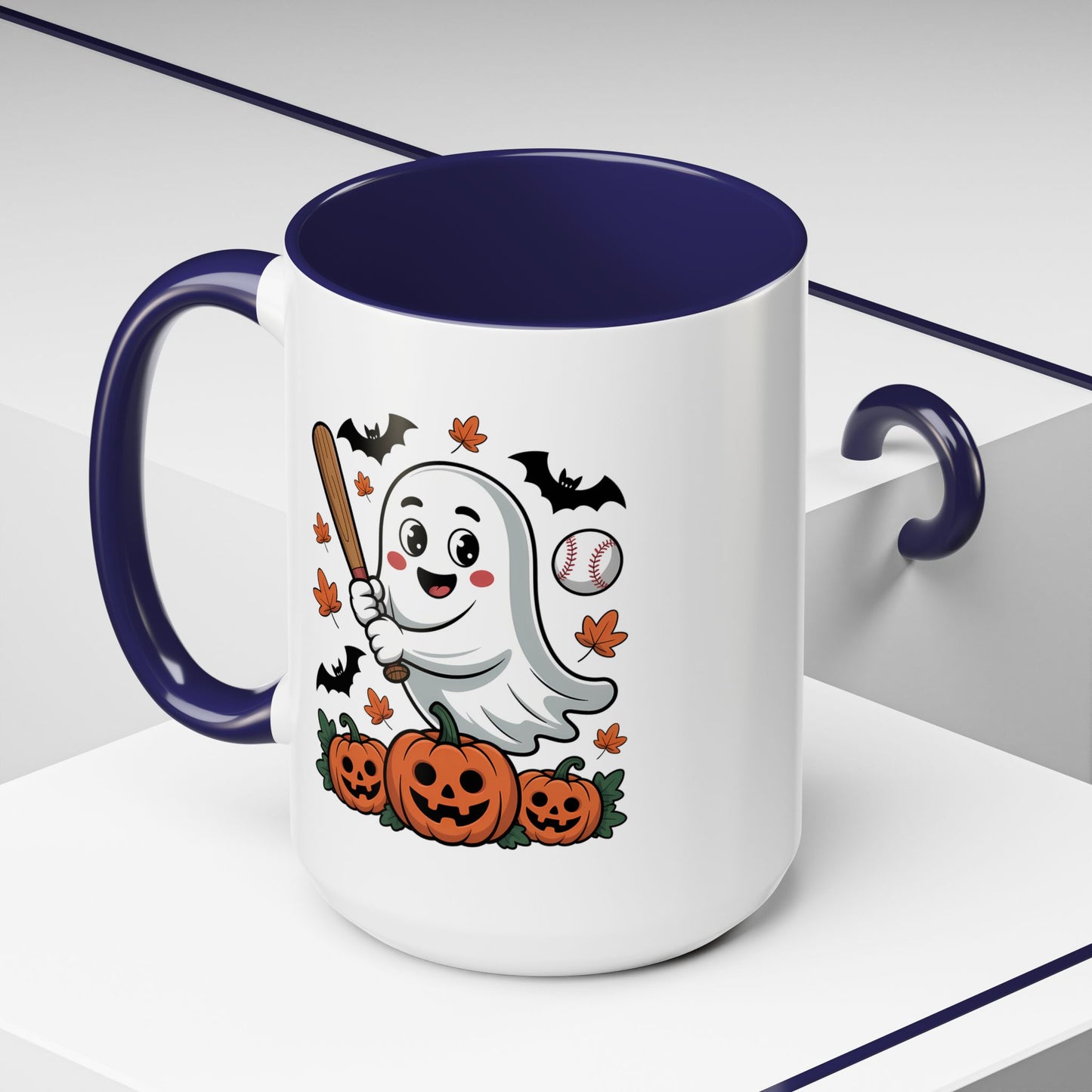 Halloween Mug - Ghost With Baseball Bat