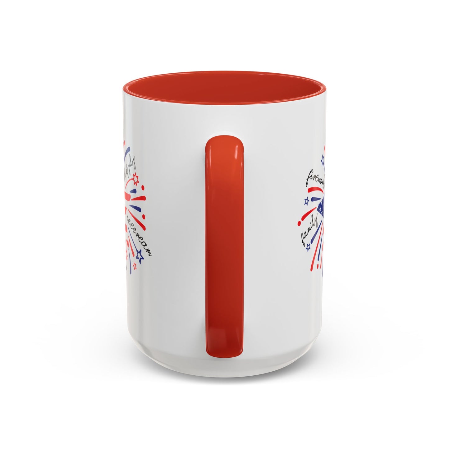 4th of July Mug - Star Flag Fireworks