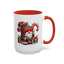 Christmas Mug - Gnome Candy Cane and Presents