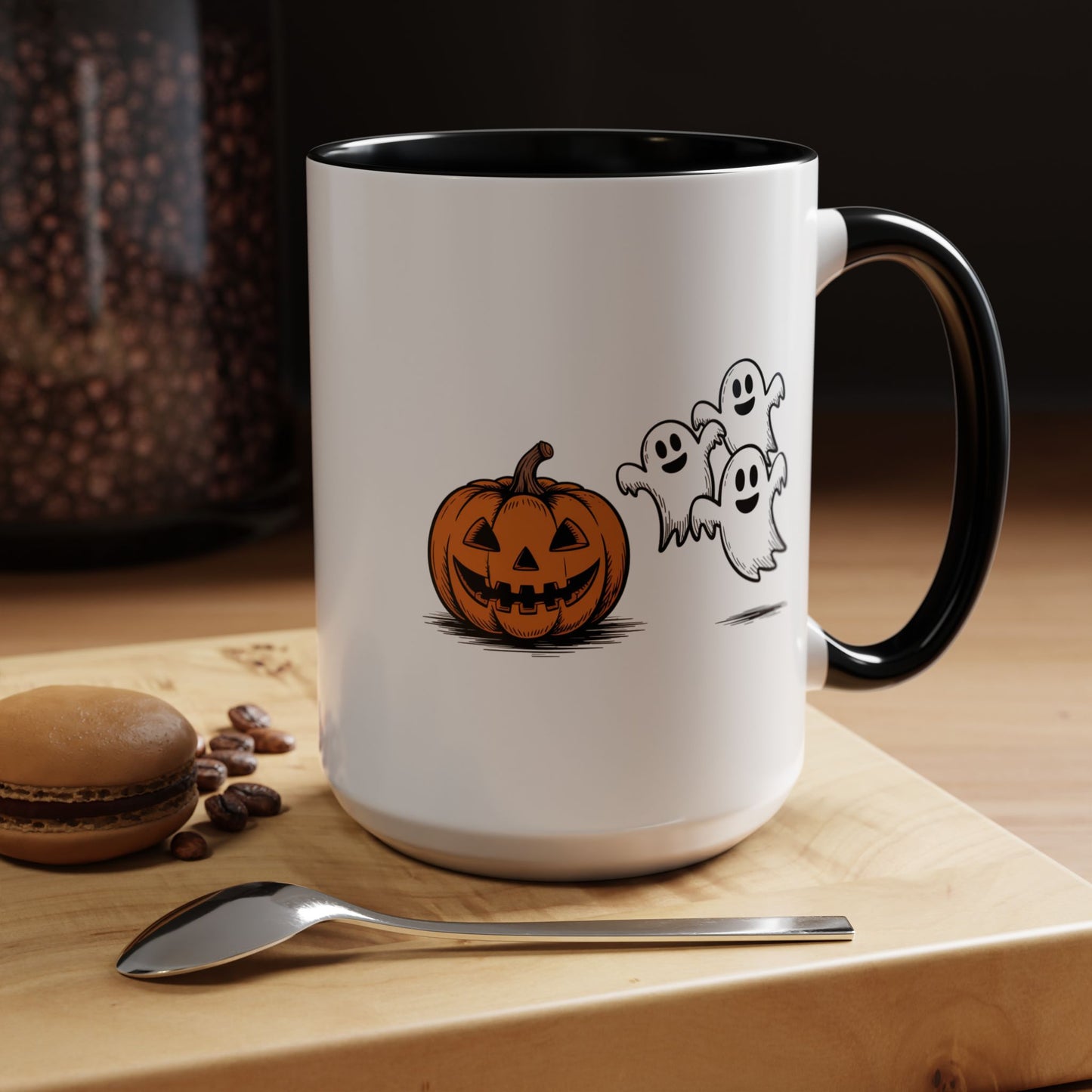 Halloween Mug - Pumpkin & Ghosts