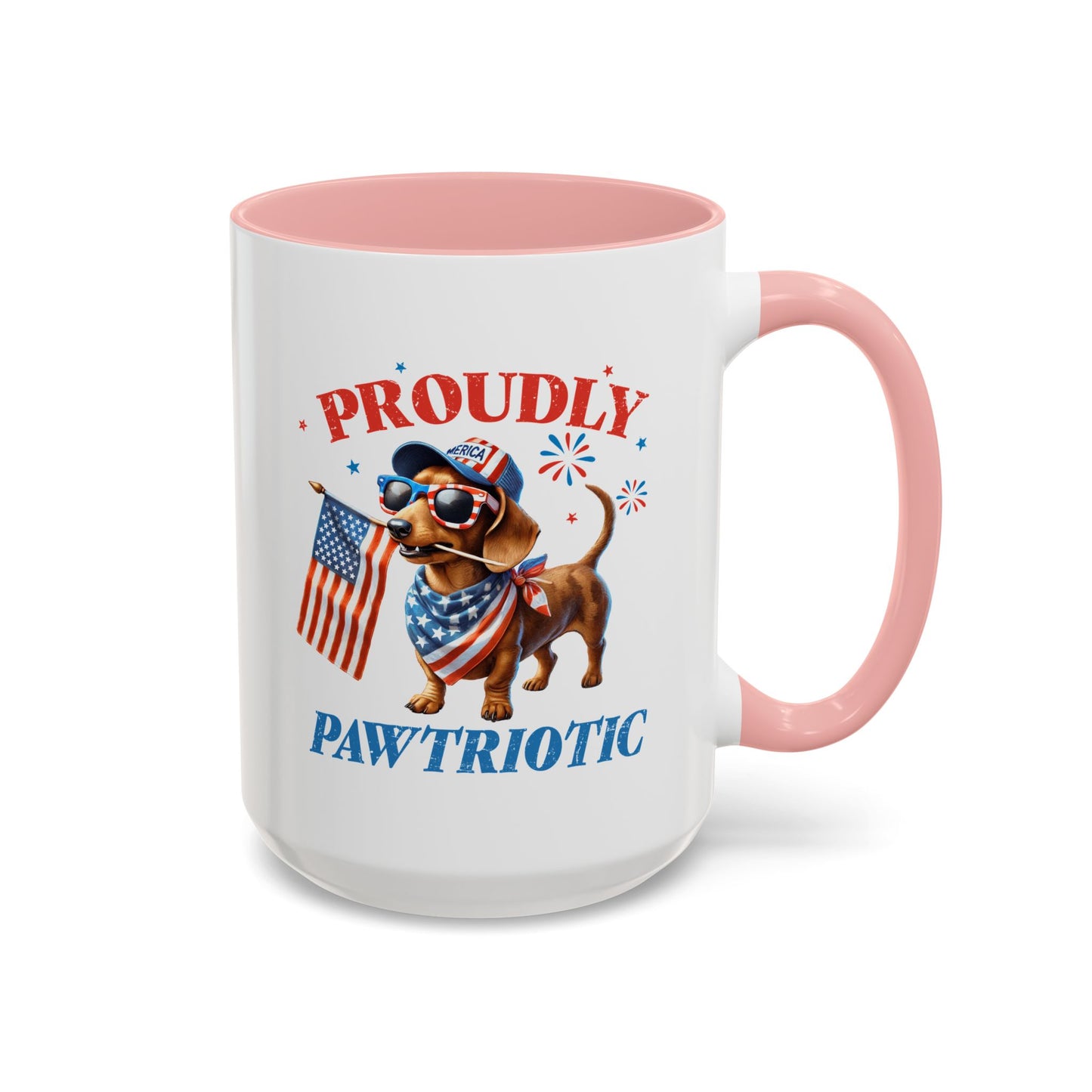 4th of July Mug - Proudly Pawtriotic Dog