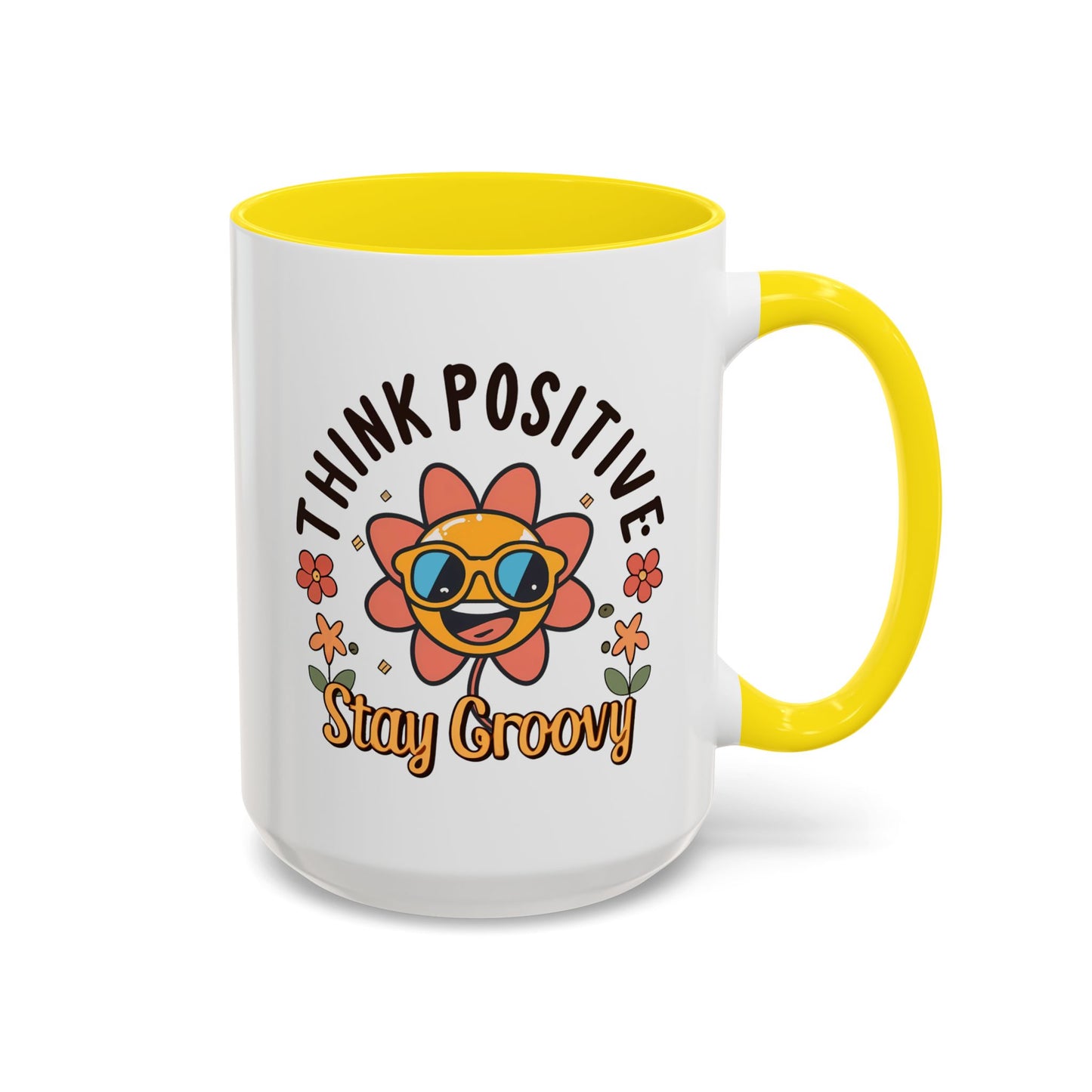 Wellness Mug - Think Positive Stay Groovy