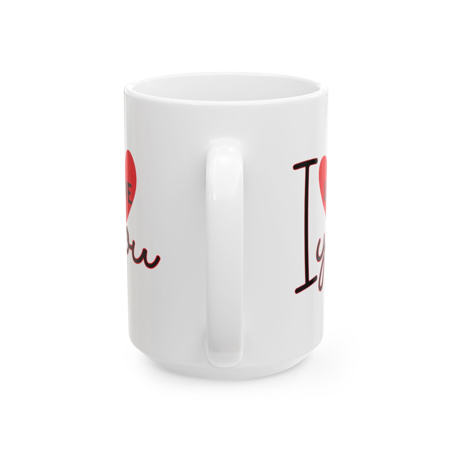 Anniversary Mug - I Love You Heart Graphic