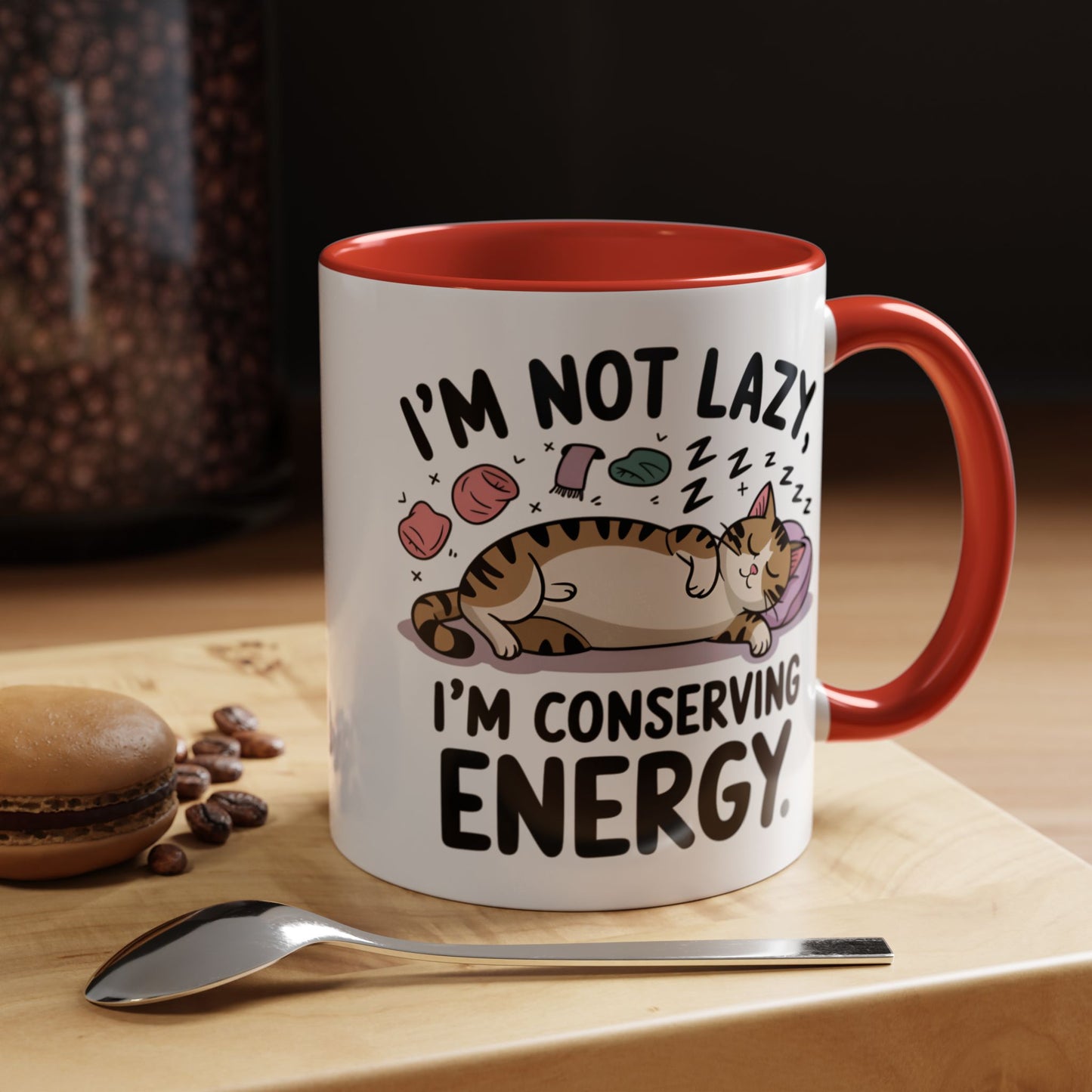 Animal Mug - I'm Not Lazy I'm Conserving Energy