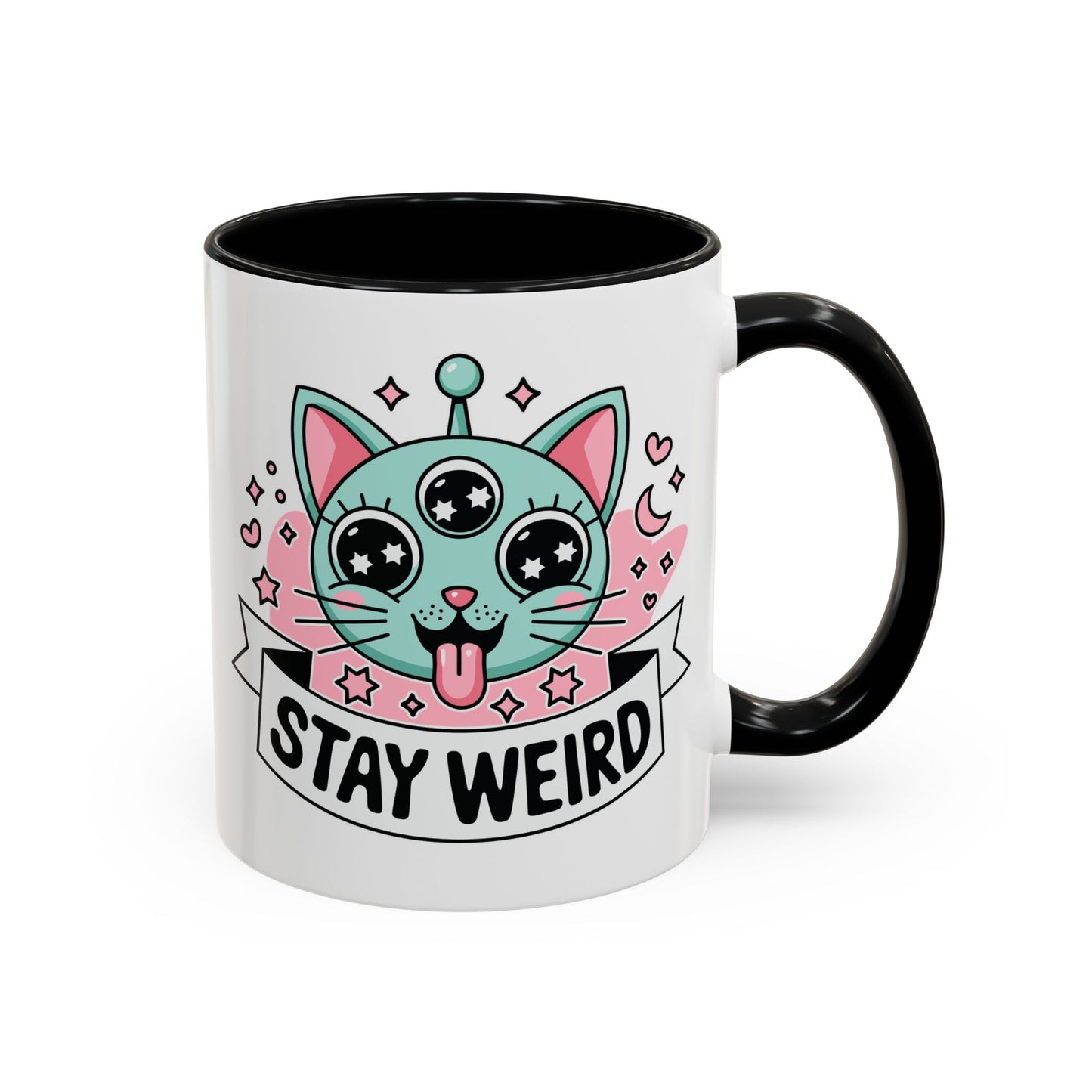 Alien Mug - Stay Weird Alien Cat