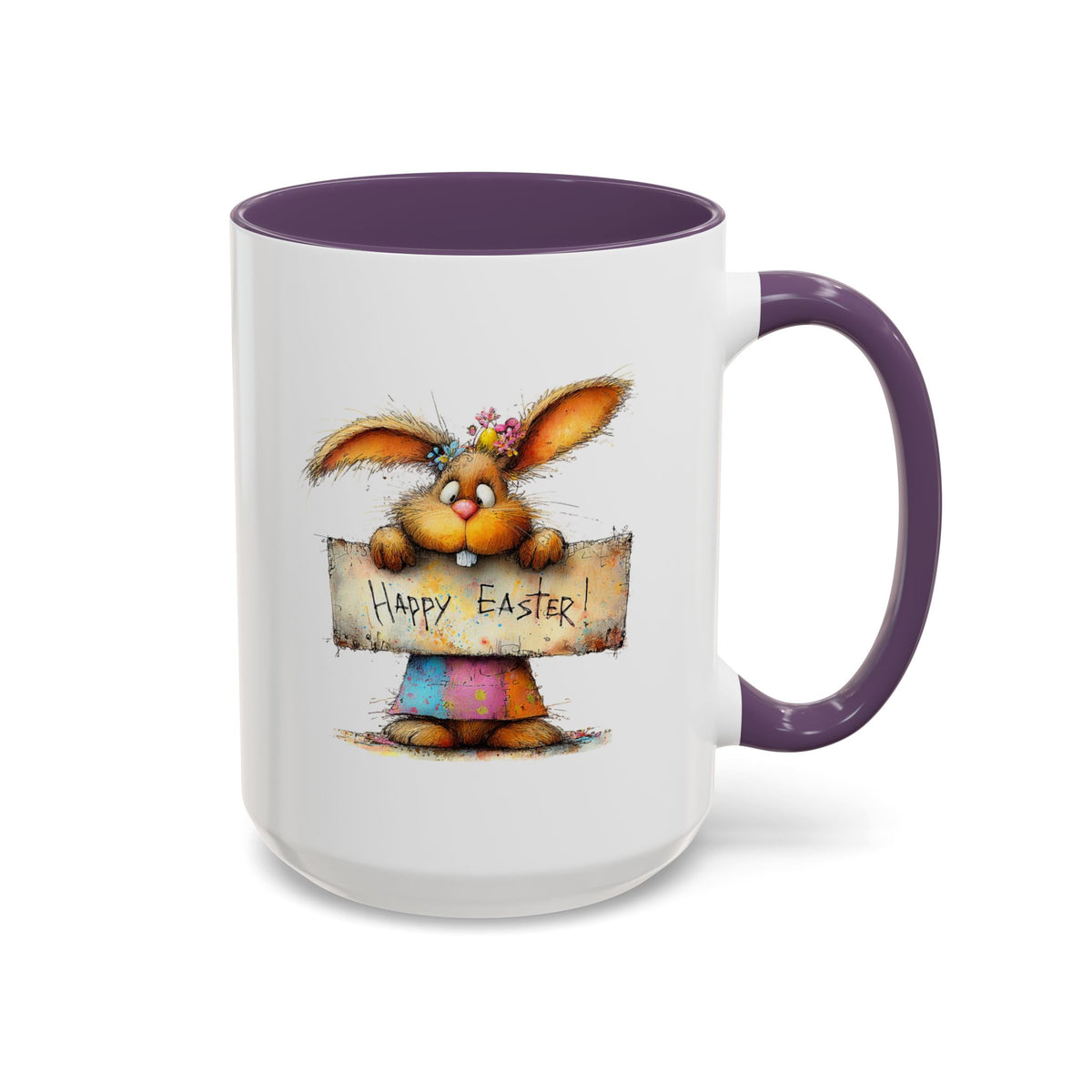 Easter Mug - Happy Easter Bunny Sign