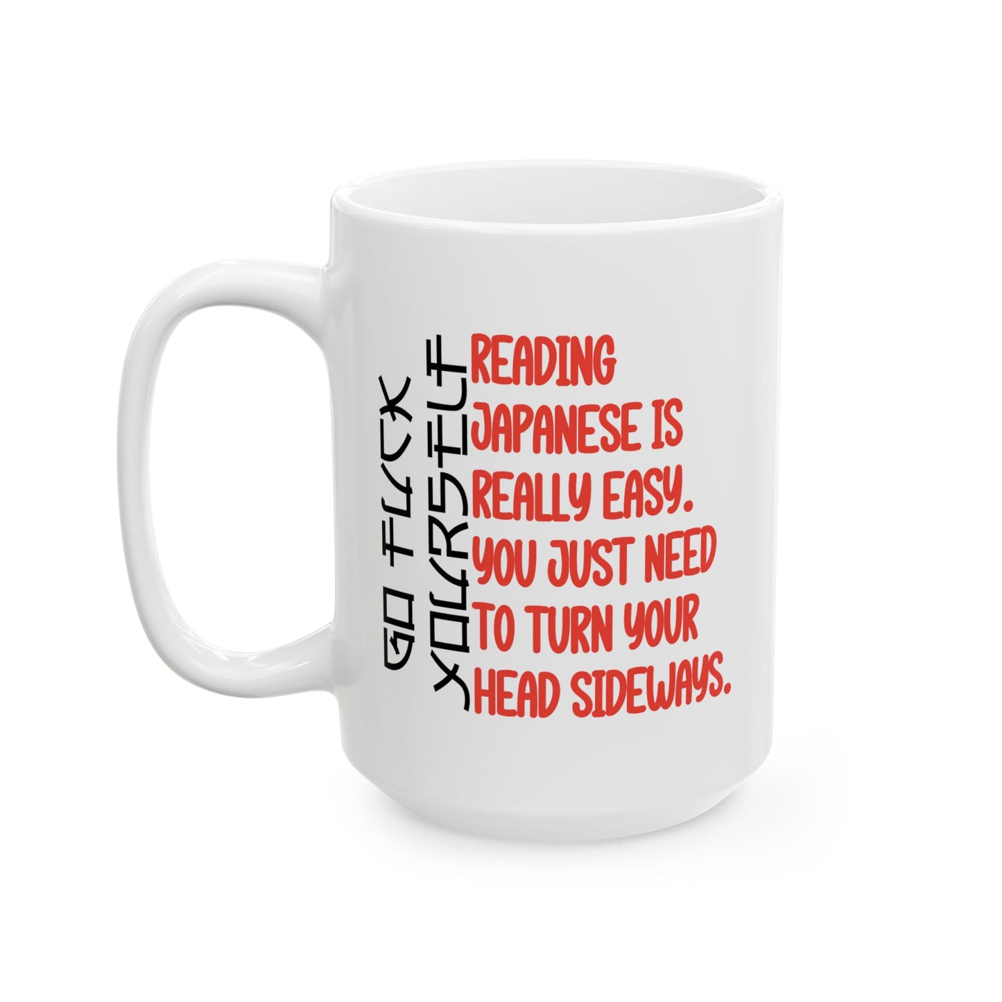 Adult Mug - Reading Japanese Is Really Easy