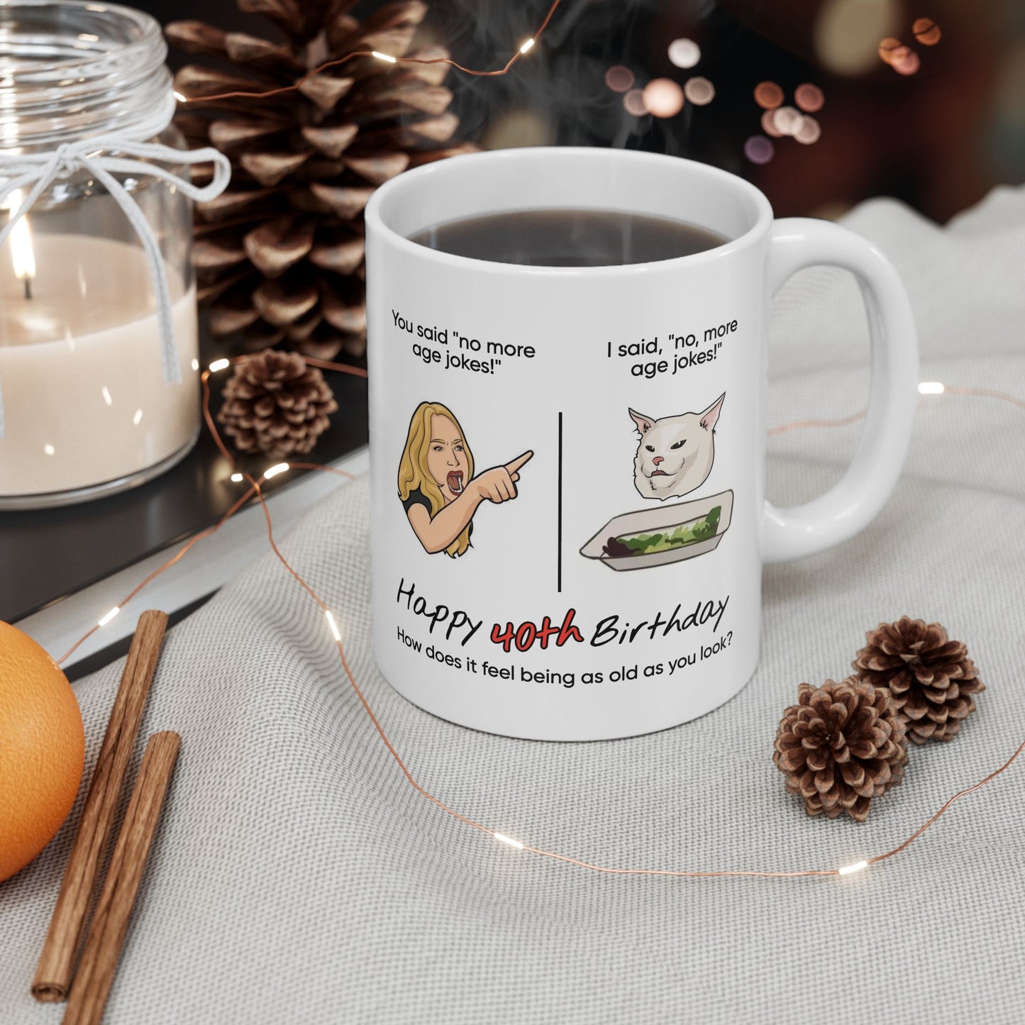 Birthday Mug - You Said No More Age Jokes