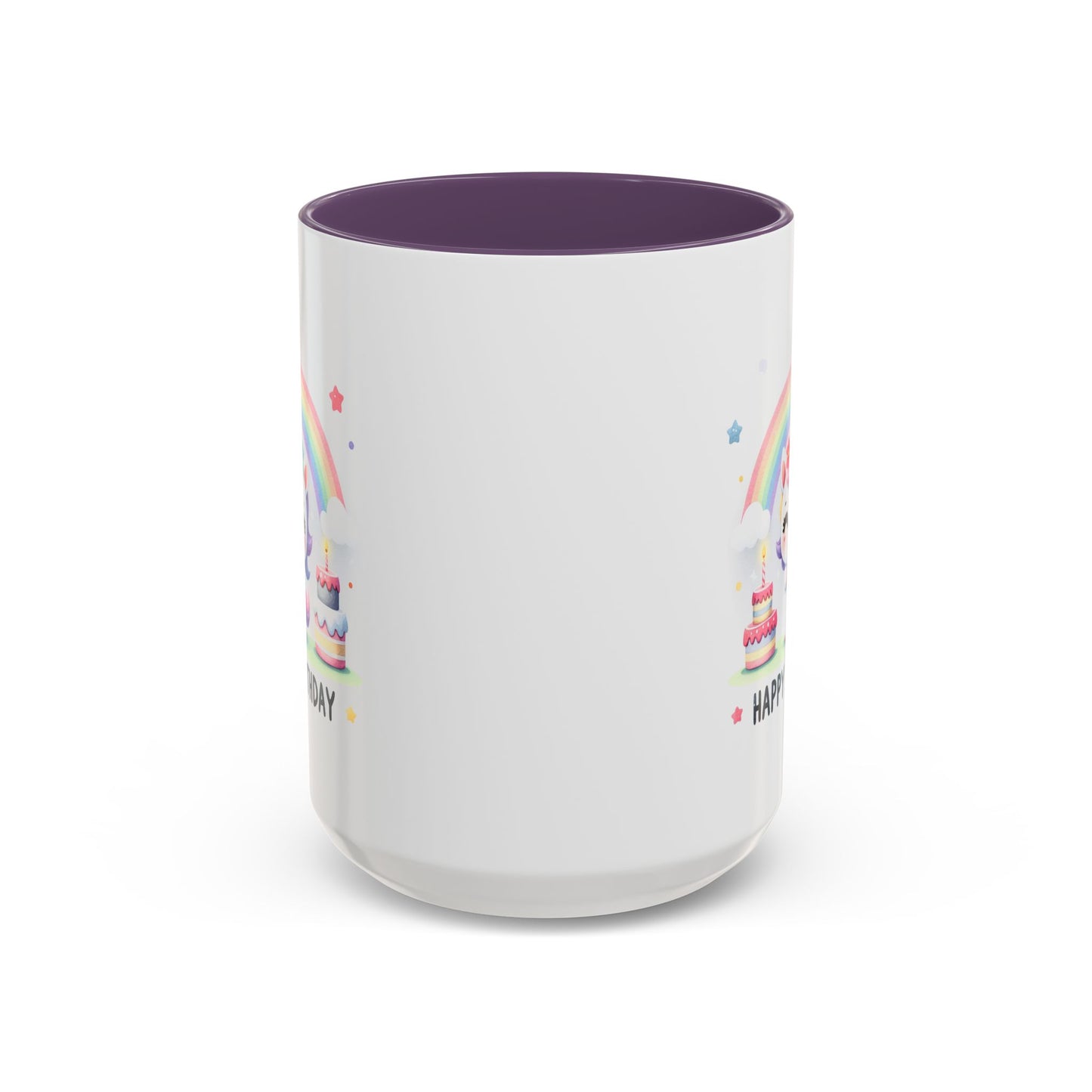 Birthday Mug -  Unicorn With Cakes