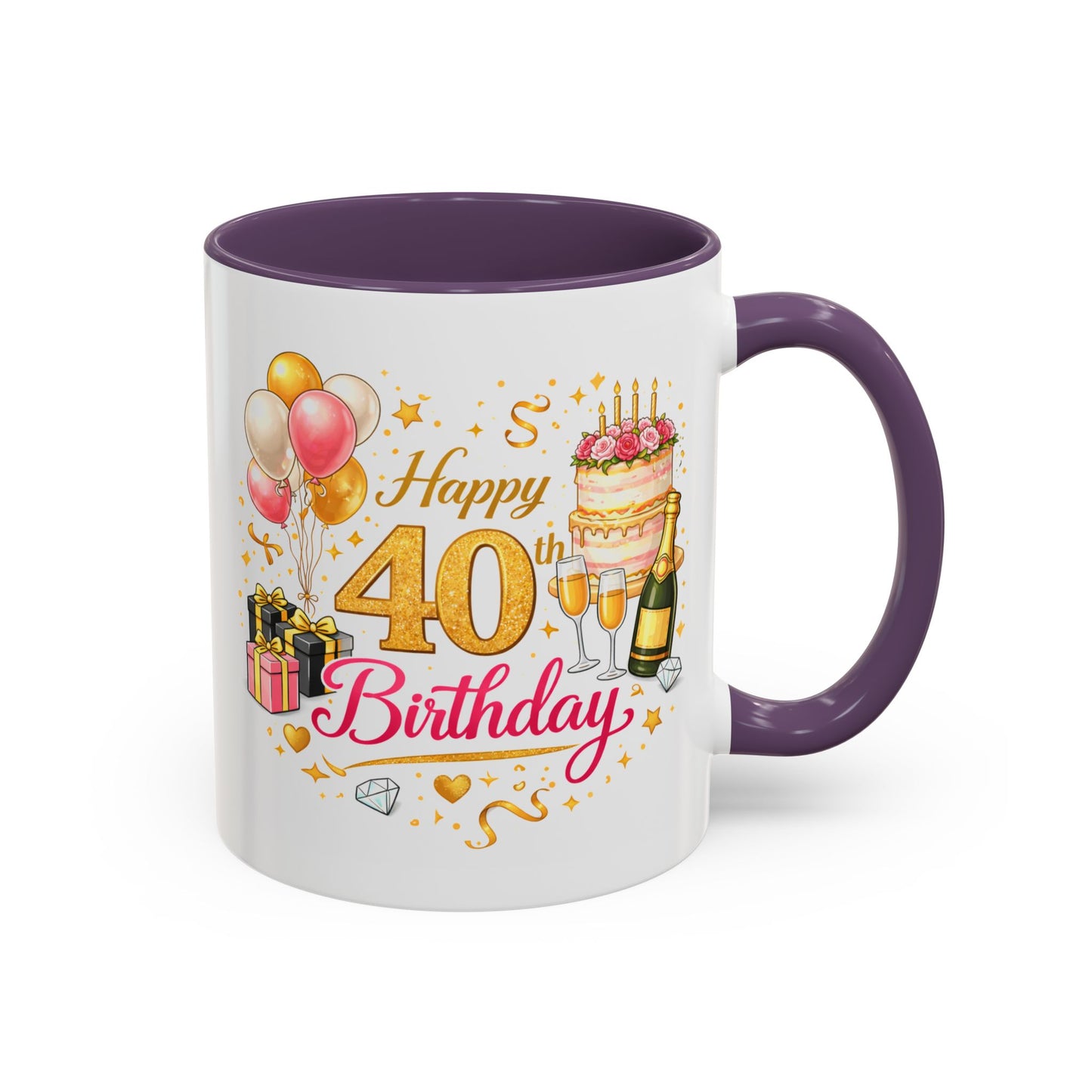 Birthday Mug - Happy 40th