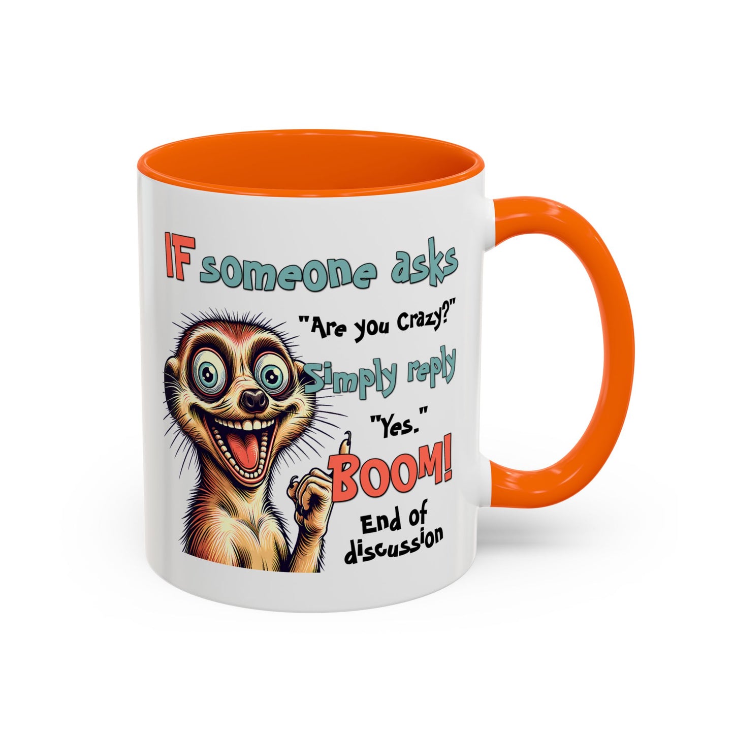 Humor Mug - If Someone Asks Are You Crazy