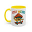 Humor Mug - Stay Weird Mushroom Skateboard