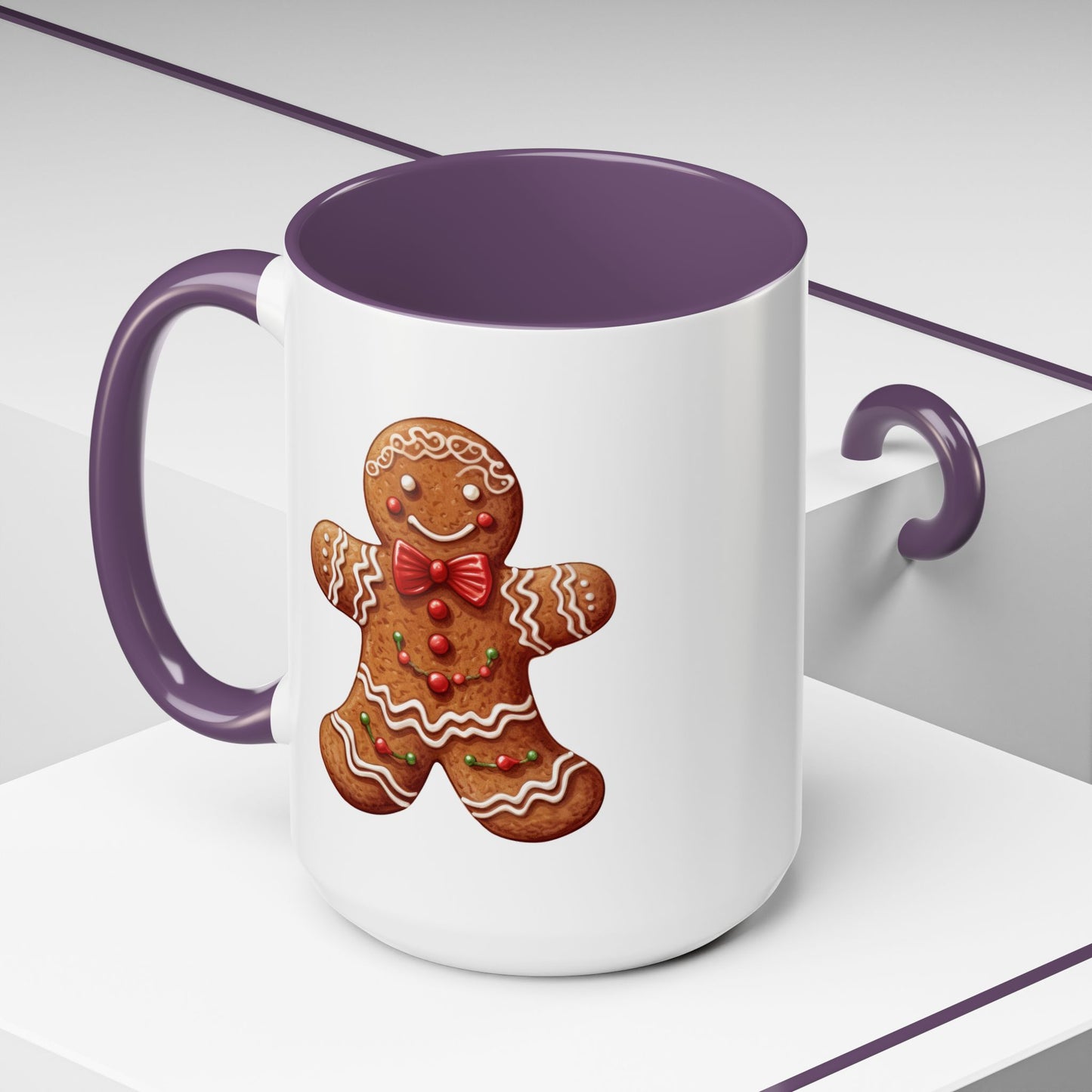 Christmas Mug - Decorative Gingerbread Man