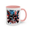 4th of July Mug - Skull With American Flag