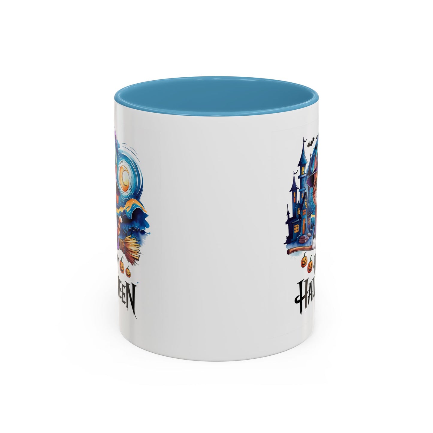 Halloween Mug - Happy Halloween Cat Witch