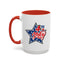 4th of July Mug - 4th of July Star Flag