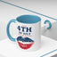 4th of July Mug - Happy 4th of July Flag Lips