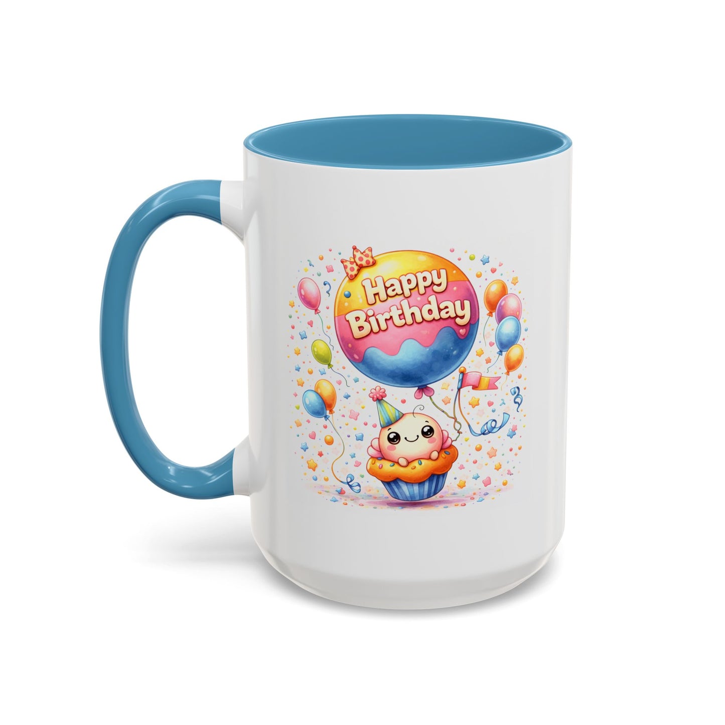 Birthday Mug - Cupcake Balloon