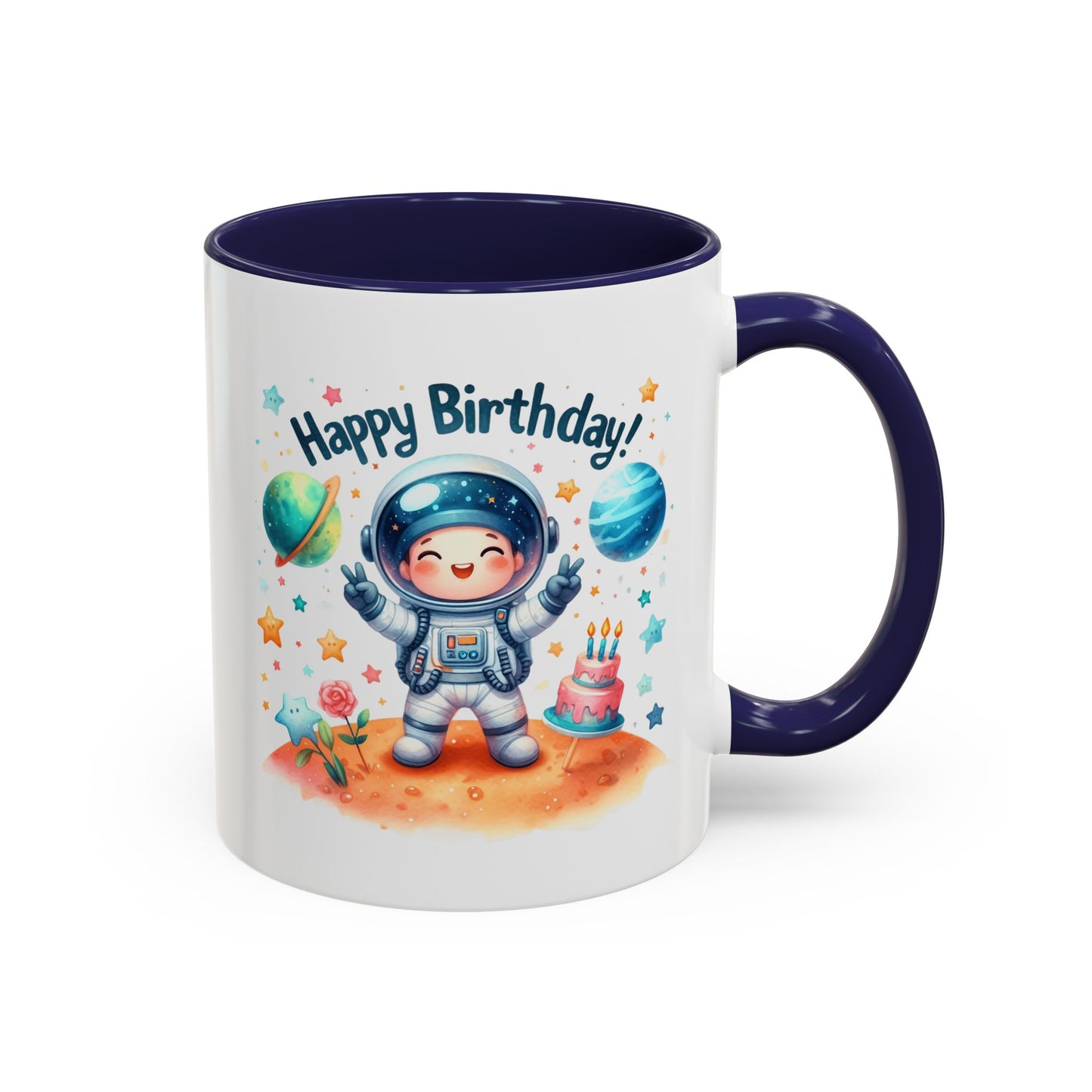 Birthday Mug - Happy Birthday Astronaut