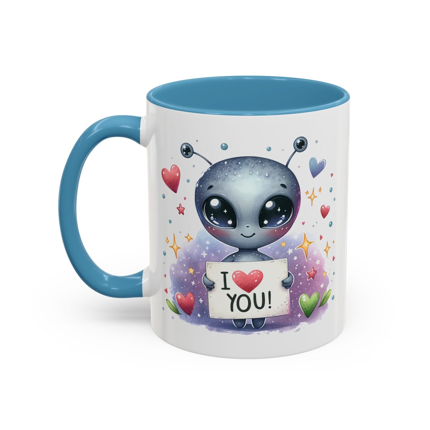 Valentine's Day Mug - I Love You Alien